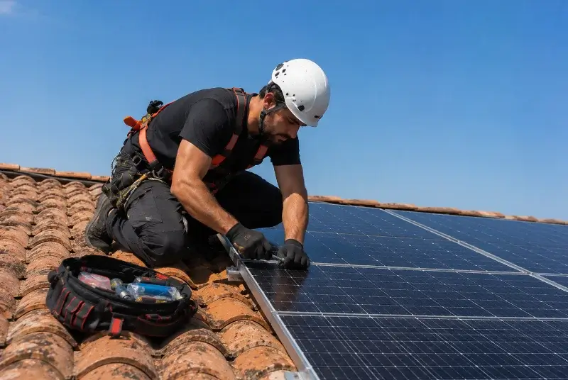 Maintenance et monitoring de panneaux solaires à Tupin-et-Semons